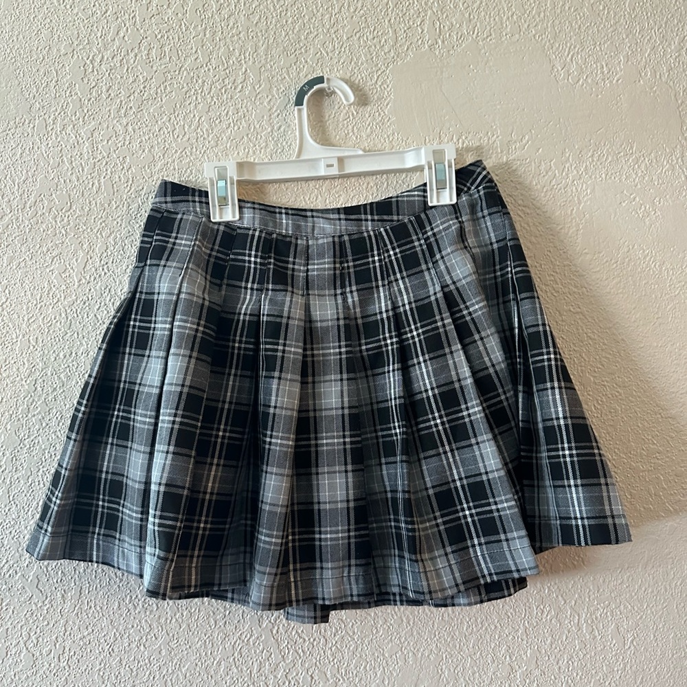 plaid skirt